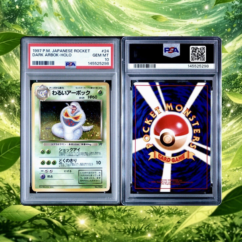 1997 Pokemon Japanese Holo Dark Arbok #24 PSA 10 GEM MINT Team Rocket