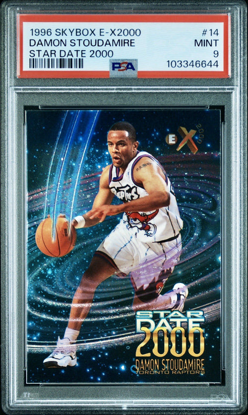1996-97 Skybox E-X2000 - Star Date 2000 Damon Stoudamire #14 PSA 9 Pop 11