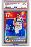 2018 Panini Chronicles Red Luka Doncic RC #512 /149 PSA 10 Gem 💎 Pop 34 Rookie