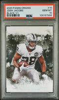 2020 Panini Origins Black Josh Jacobs 1/1 PSA 10 Gem Mint 💎 