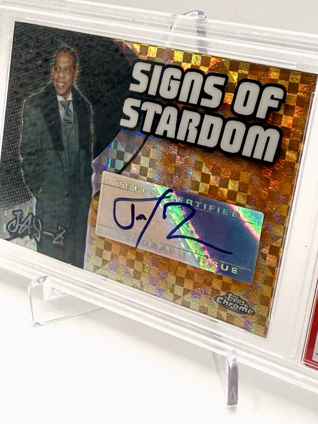 2005-06 Topps Jay Z Signs Of Stardom X-Fractor Auto #’d/9 PSA 10 GEM 💎 Pop 1