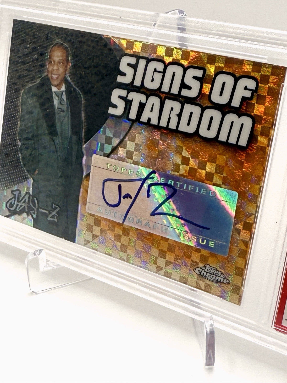 2005-06 Topps Jay Z Signs Of Stardom X-Fractor Auto #’d/9 PSA 10 GEM 💎 Pop 1