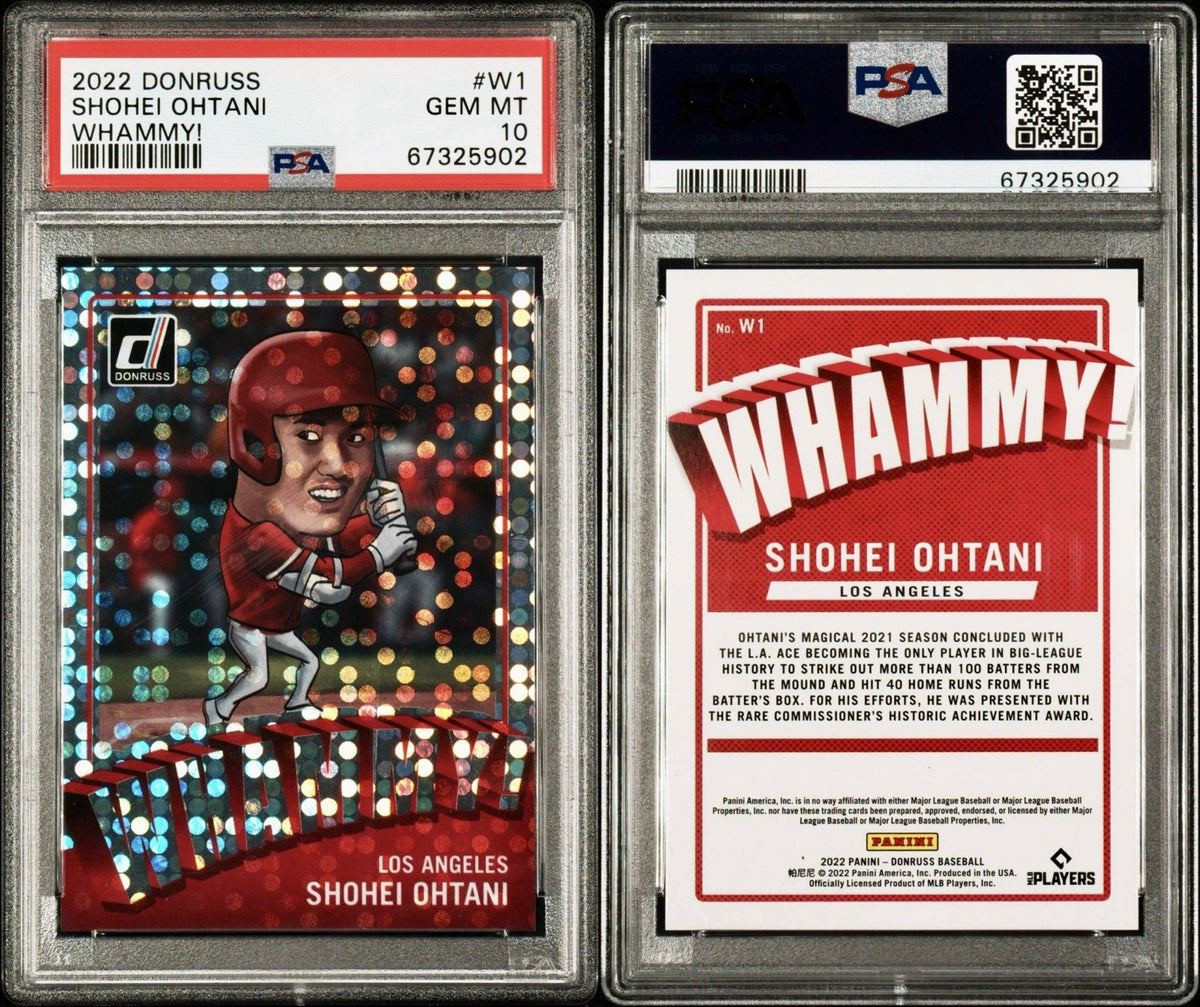 2022 Panini Donruss - Whammy Shohei Ohtani #W1 PSA 10 💎 Pop 32 SSP Case Hit 💥