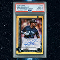2025 Topps Series 1 Flagship Auto Julio Rodriguez #266 Gold Foil /50 PSA 9/10