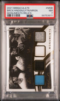 2021 Panini Immaculate Game Used Relic Rickey Henderson/Brock/Lofton/Morgan POP1