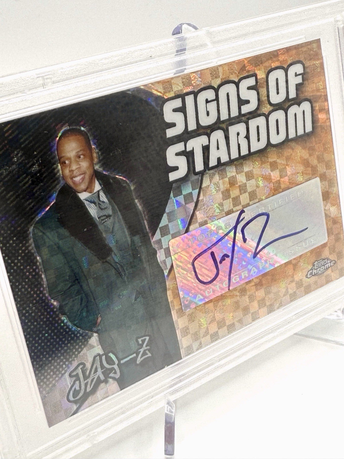 2005-06 Topps Jay Z Signs Of Stardom X-Fractor Auto #’d/9 PSA 10 GEM 💎 Pop 1