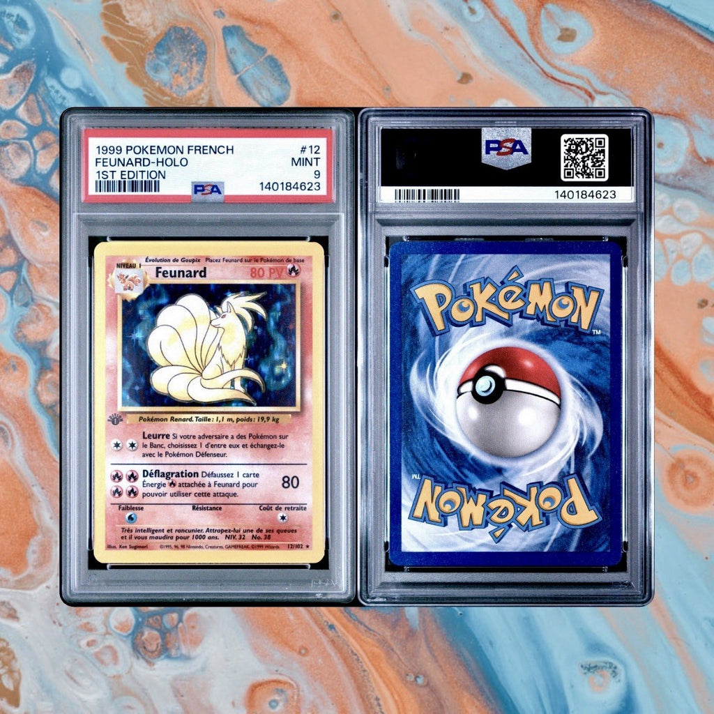 1999 Pokemon French Feunard Holo (Ninetales) 1st Edition PSA 9 12/102