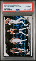 2024-25 Donruss Optic Victor Wembanyama #1 Phazes PSA 10 Spurs CASE HIT!!! SSP!