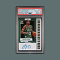 2017-18 Jayson Tatum Donruss Optic Dominators /49 Auto RC PSA 10 Auto 10 Pop 1
