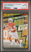2025 Panini National Convention Arch Manning Vip Gold Pack Rated Prospect PSA 10