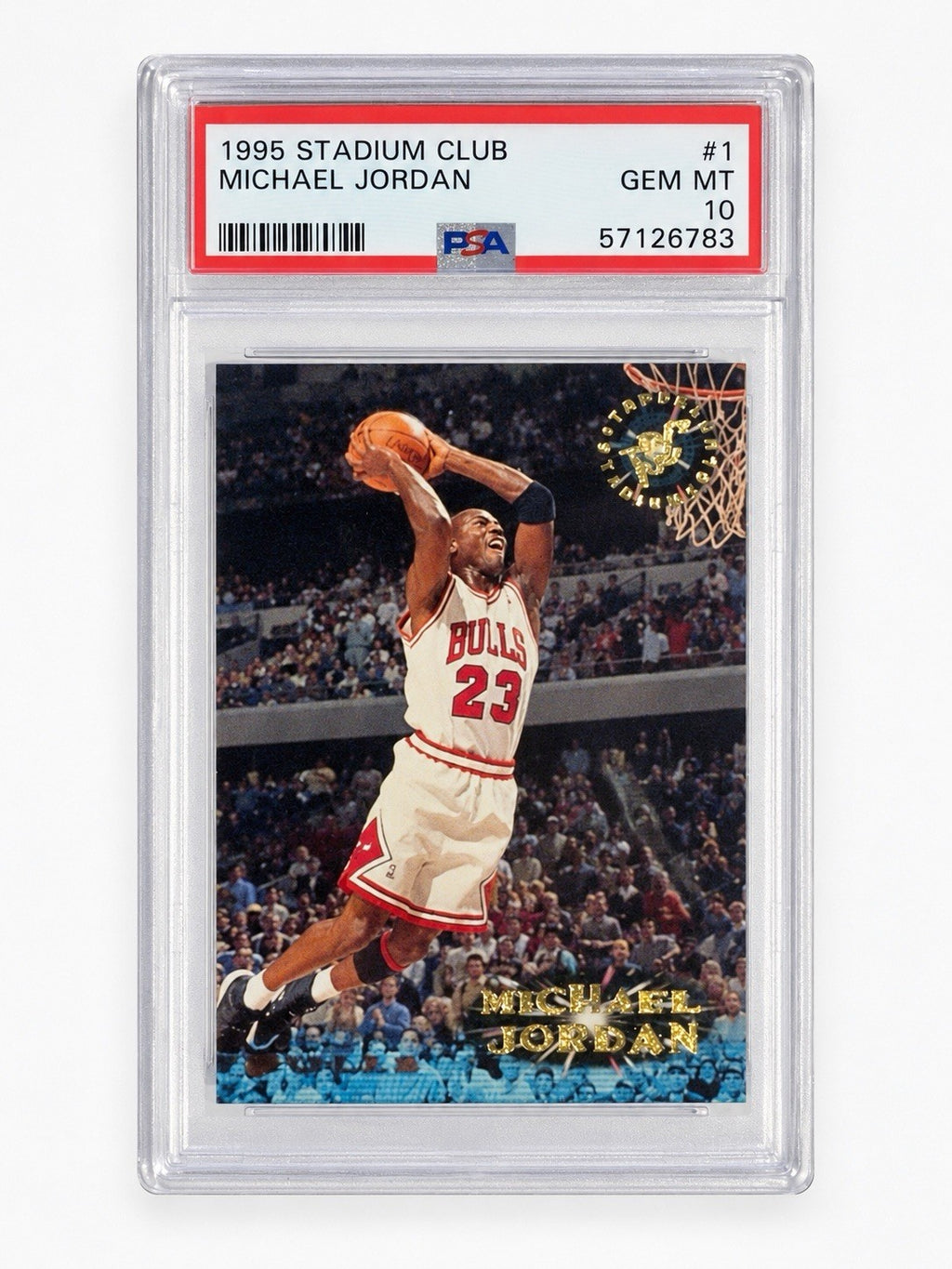 1995-96 Topps Stadium Club - Michael Jordan #1 PSA 10 GEM 💎 Chicago 🐐