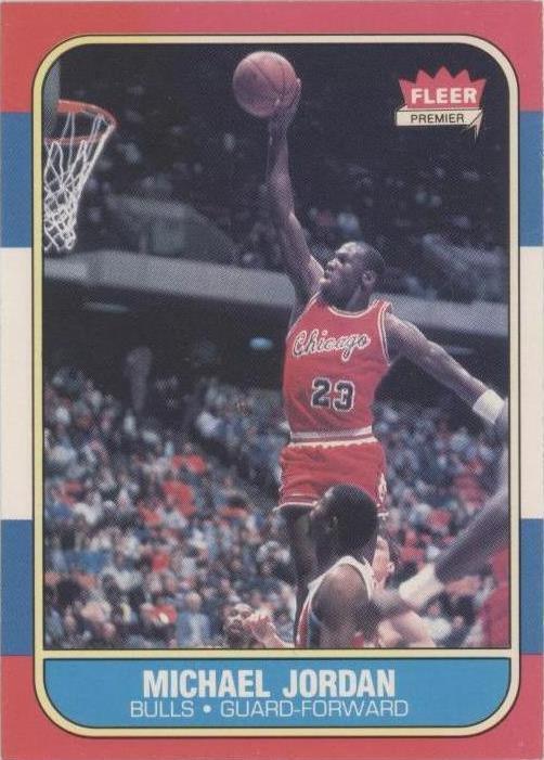 1986-87 Fleer Michael Jordan #57 The Iconic Michael Jordan Rookie BGS Authentic